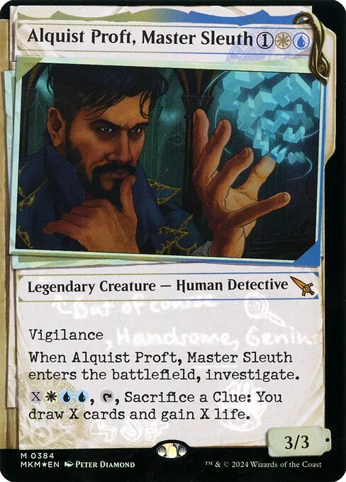 Alquist Proft, Master Sleuth 384/286