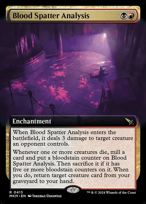 Blood Spatter Analysis 413/286