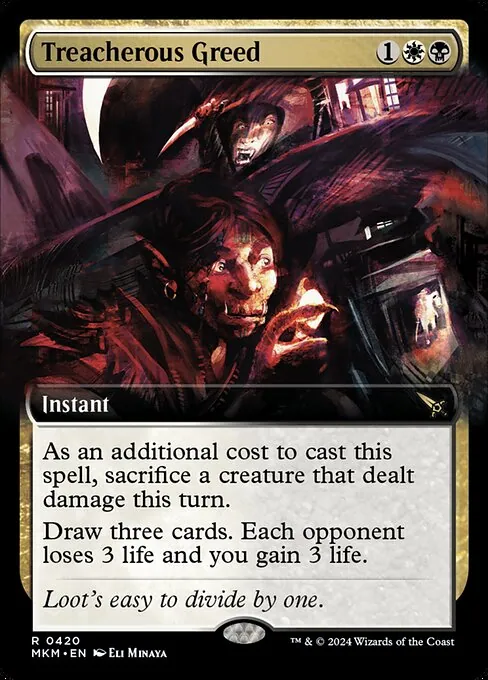 Treacherous Greed 420/286