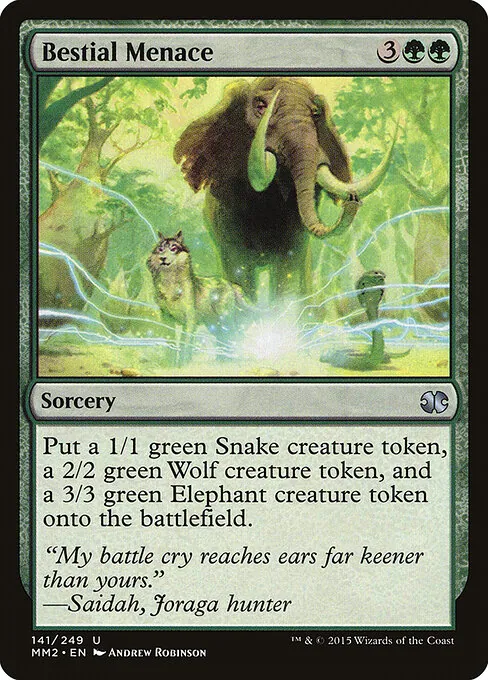 Bestial Menace 141/249