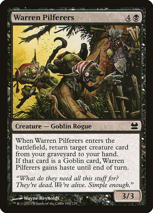 Warren Pilferers 103/229