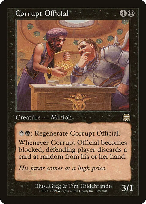 Corrupt Official 128/350