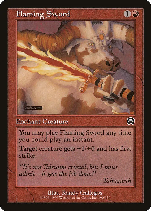 Flaming Sword 190/350