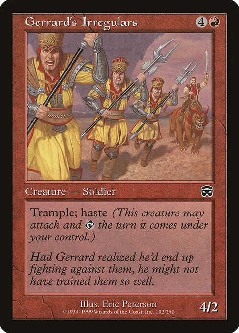 Gerrard's Irregulars 192/350