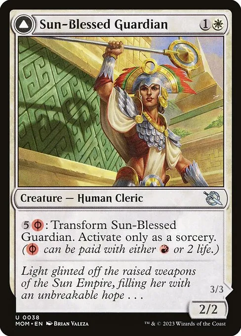 Sun-Blessed Guardian // Furnace-Blessed Conqueror 038/306