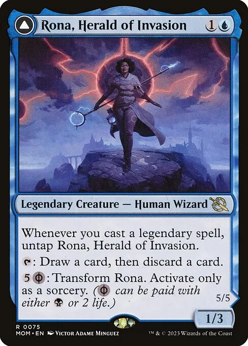 Rona, Herald of Invasion // Rona, Tolarian Obliterator 075/306