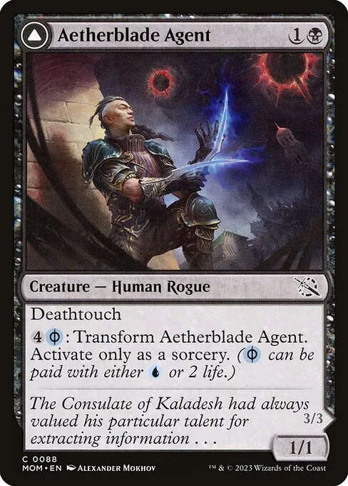 Aetherblade Agent // Gitaxian Mindstinger 088/306
