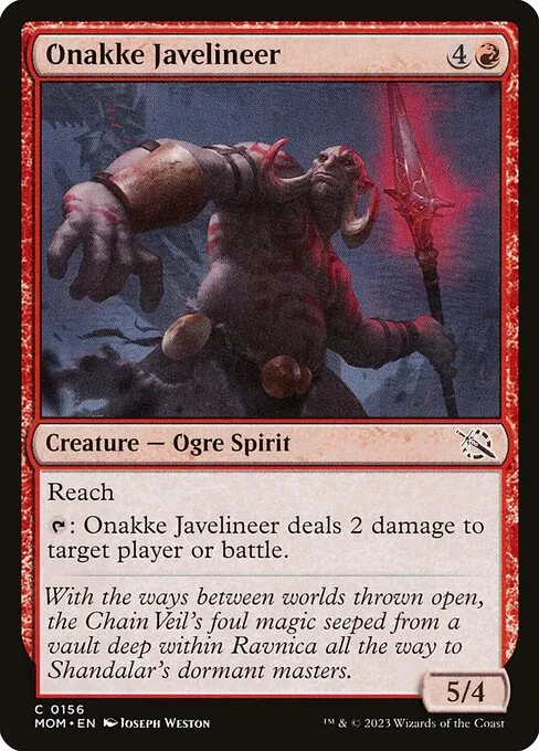 Onakke Javelineer 156/306