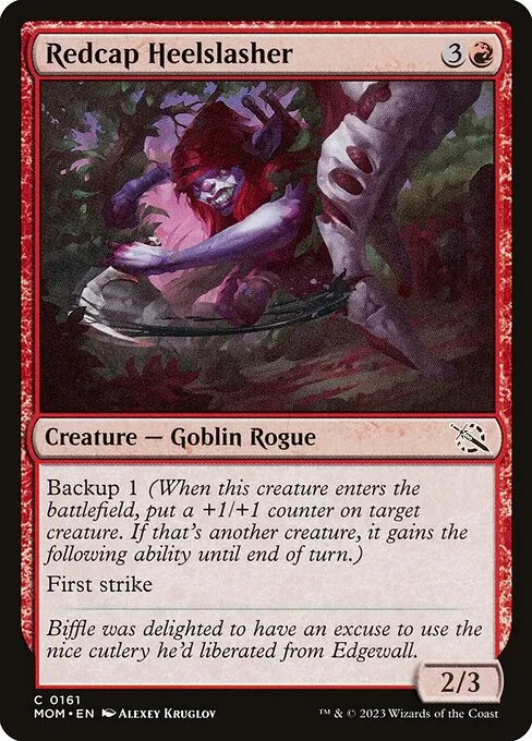 Redcap Heelslasher 161/306
