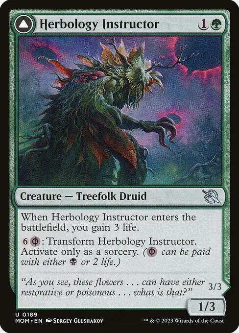 Herbology Instructor // Malady Invoker 189/306