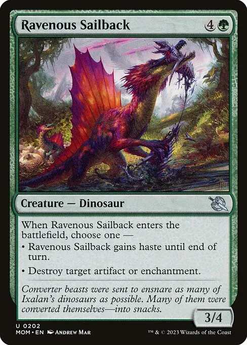 Ravenous Sailback 202/306