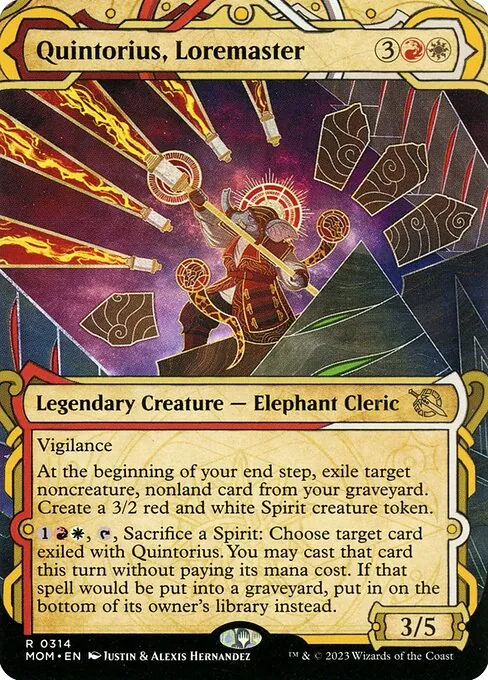 Quintorius, Loremaster 314/306