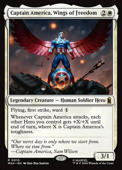 Captain America, Wings of Freedom 010/296