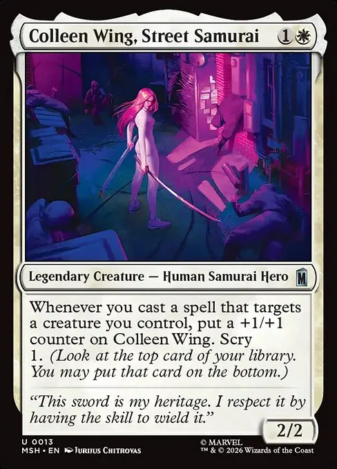 Colleen Wing, Street Samurai 013/296