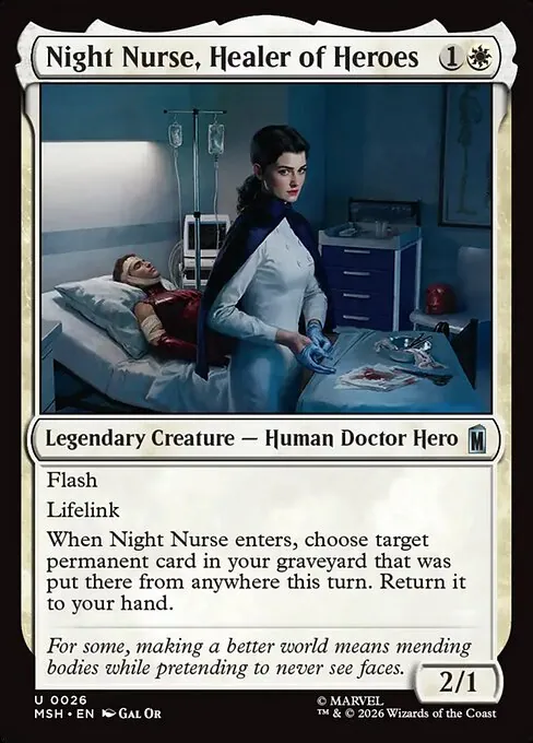 Night Nurse, Healer of Heroes 026/296