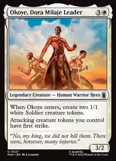 Okoye, Dora Milaje Leader 027/296