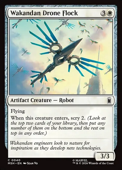 Wakandan Drone Flock 040/296