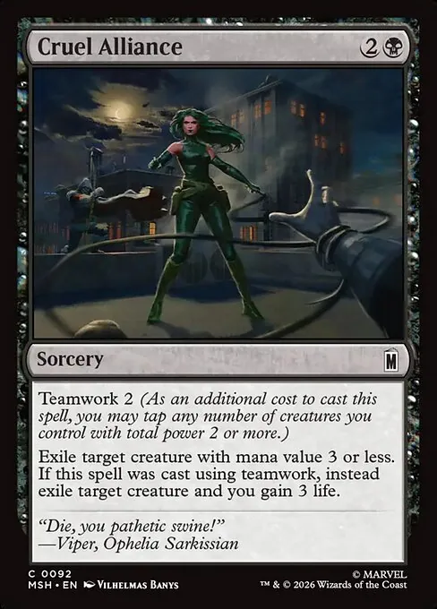Cruel Alliance 092/296