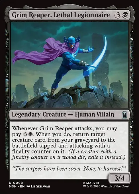 Grim Reaper, Lethal Legionnaire 098/296
