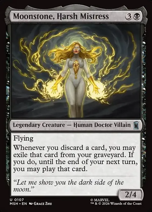 Moonstone, Harsh Mistress 107/296