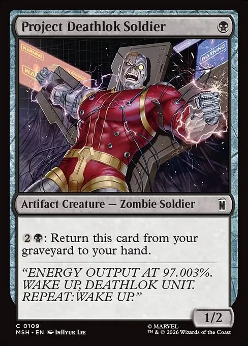 Project Deathlok Soldier 109/296