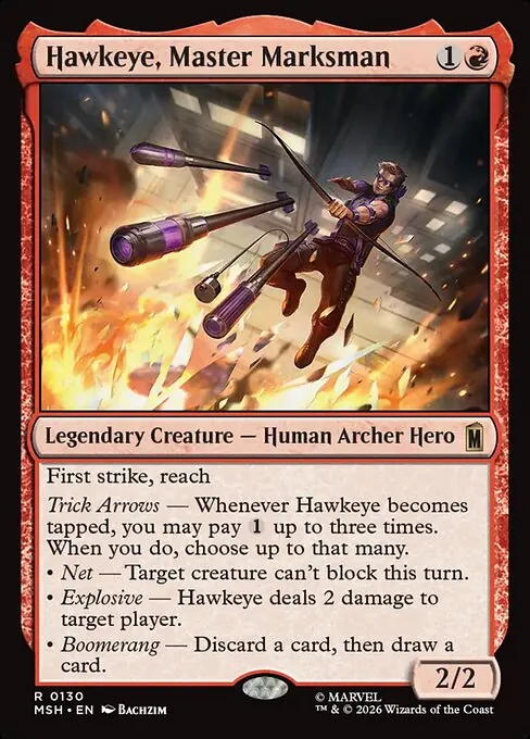 Hawkeye, Master Marksman 130/296