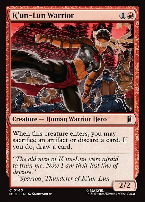 K'un-Lun Warrior 140/296