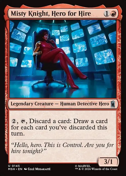 Misty Knight, Hero for Hire 145/296