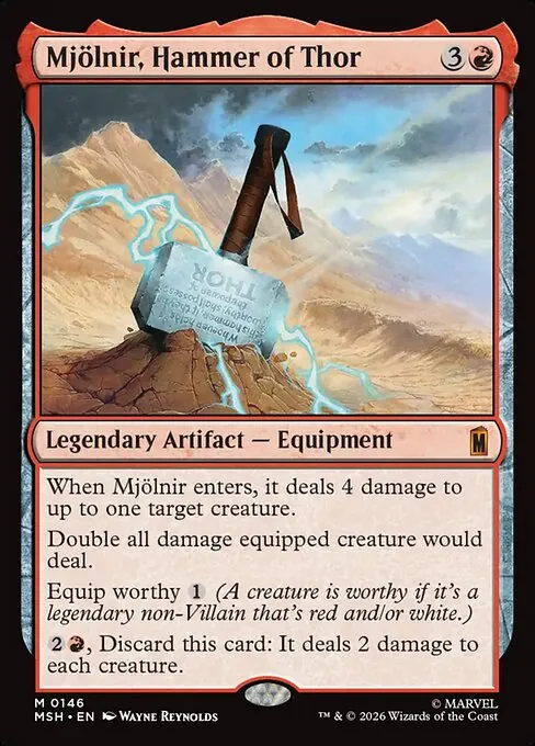 Mjölnir, Hammer of Thor 146/296