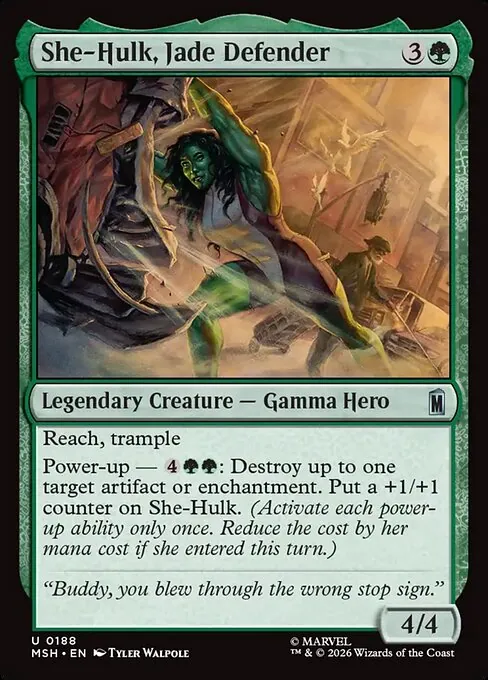 She-Hulk, Jade Defender 188/296