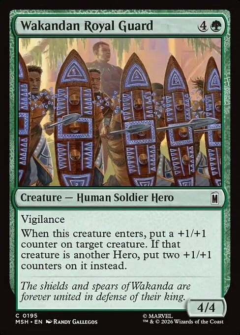 Wakandan Royal Guard 195/296