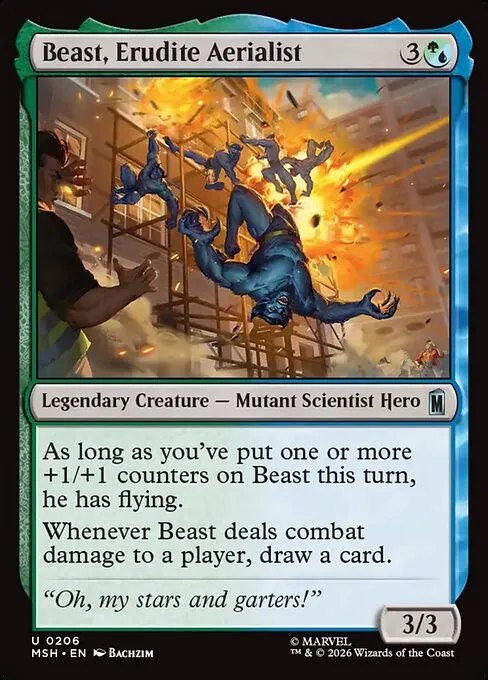 Beast, Erudite Aerialist 206/296
