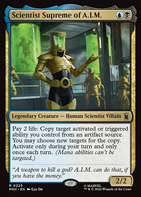 Scientist Supreme of A.I.M. 225/296