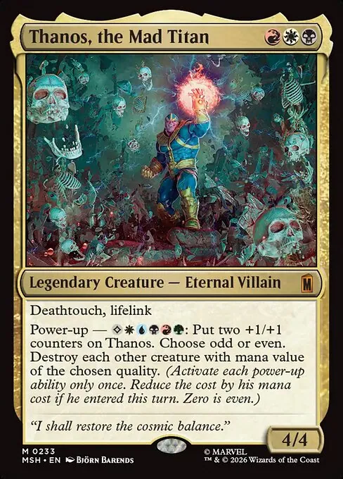 Thanos, the Mad Titan 233/296