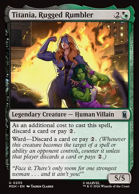 Titania, Rugged Rumbler 235/296