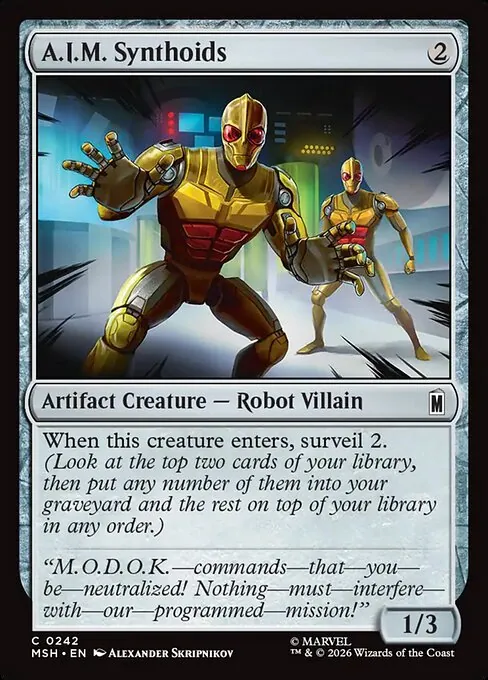 A.I.M. Synthoids 242/296