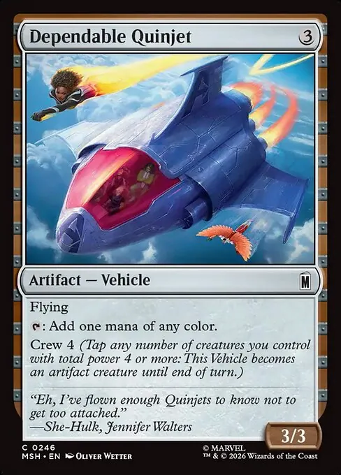Dependable Quinjet 246/296
