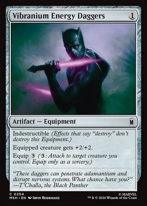 Vibranium Energy Daggers 254/296
