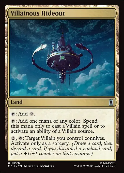 Villainous Hideout 276/296