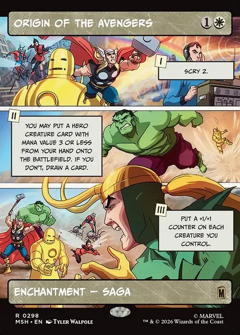 Origin of the Avengers 298/296