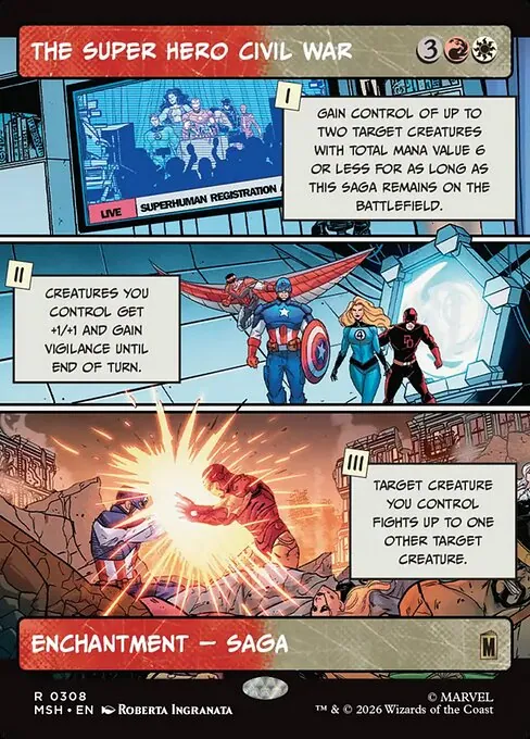 The Super Hero Civil War 308/296