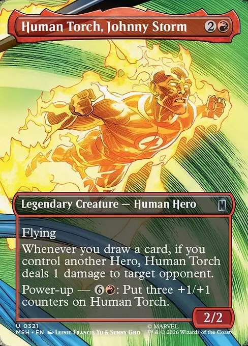 Human Torch, Johnny Storm 321/296