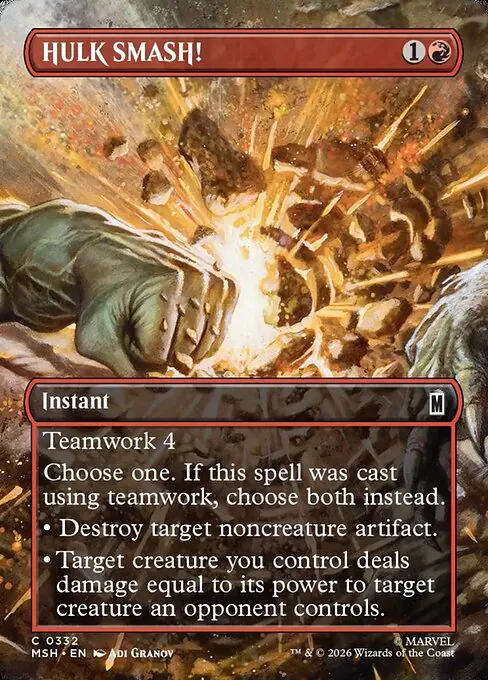 HULK SMASH! 332/296