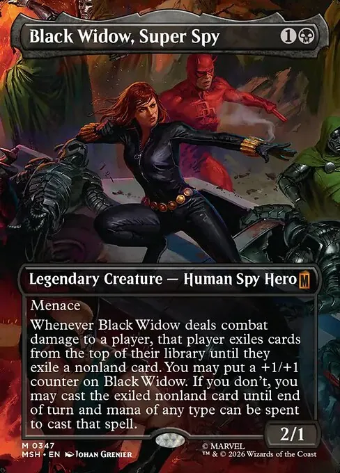 Black Widow, Super Spy 347/296