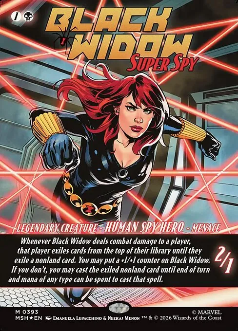 Black Widow, Super Spy 393/296