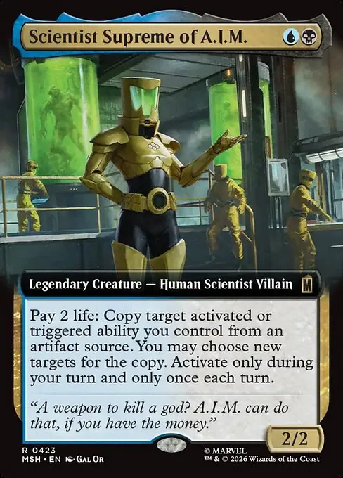 Scientist Supreme of A.I.M. 423/296