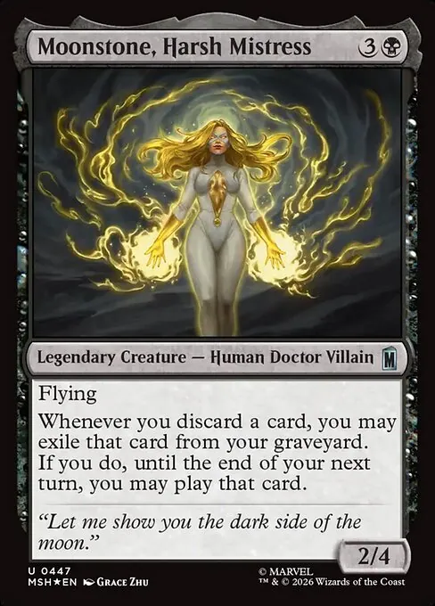 Moonstone, Harsh Mistress 447/296