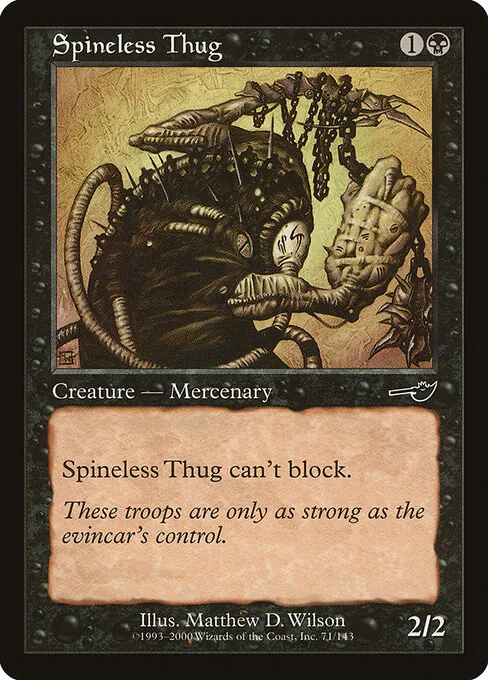 Spineless Thug 071/143