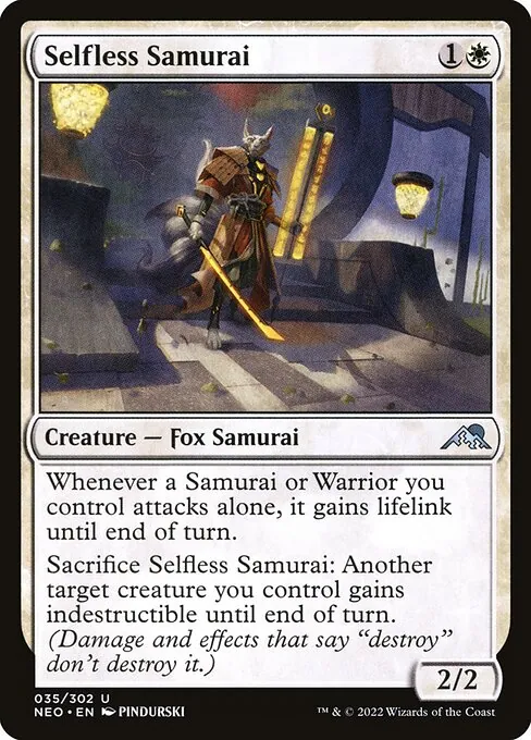 Selfless Samurai 035/302