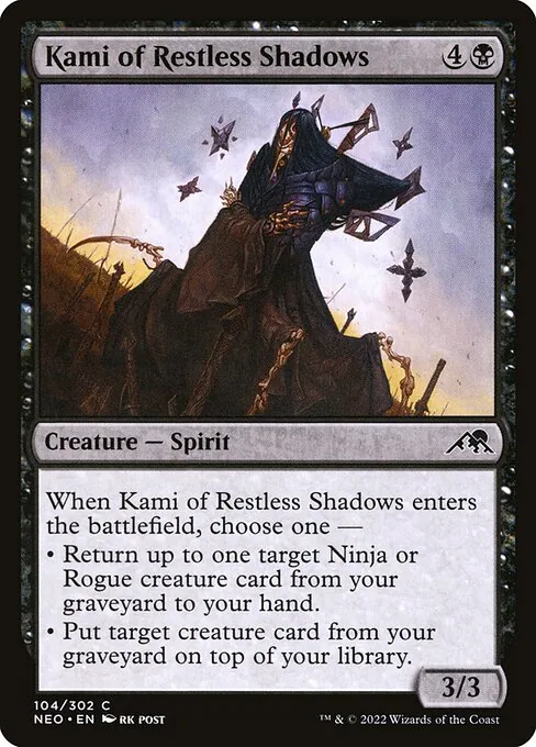 Kami of Restless Shadows 104/302
